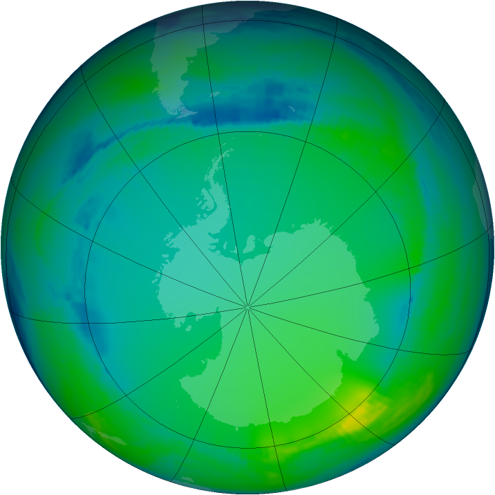 Ozone Map 2002-07-02